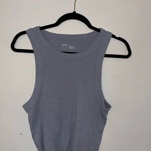 Aerie Women's Ribbed Tank Top in Gray
